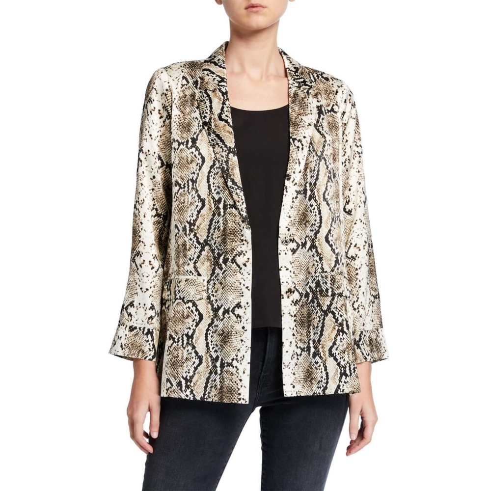 Cami NYC The Owen Snake-Print Blazer